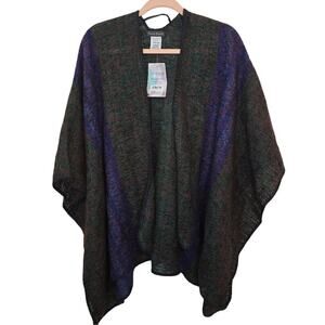 Forever Dreams Women's Acrylic Oversized Poncho Shawl One Size